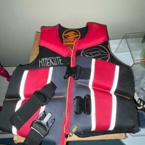 Hyperlite Red & Black Neoprene Life Jacket